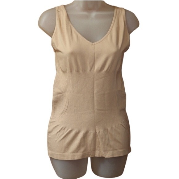 Skinny Girl Shapewear Nude Tank Shaper Snached Waist Waist Slimmer XL - Picture 1 of 12